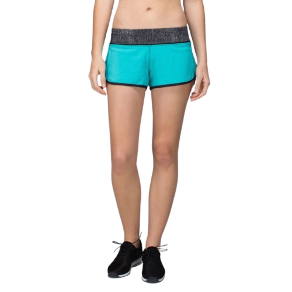 Lululemon Run Speed Short, Turquoise Blue